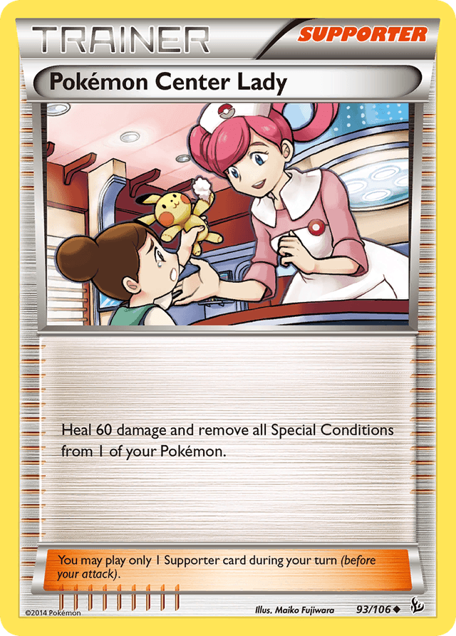 Pokémon Center Lady — Flashfire #93