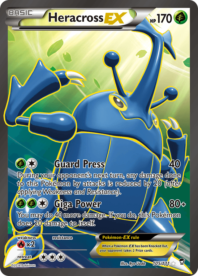 Heracross-EX — Furious Fists #105