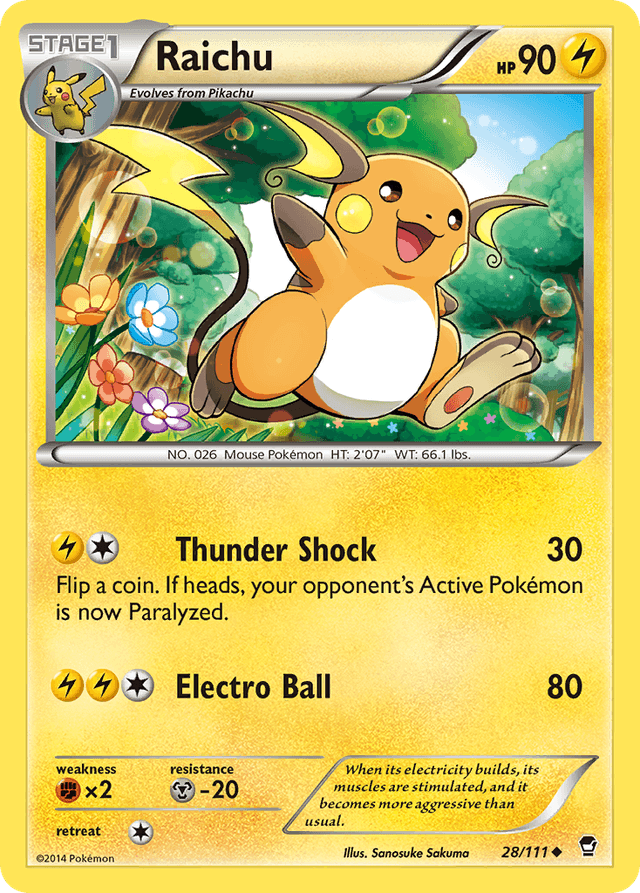 Raichu — Furious Fists #28