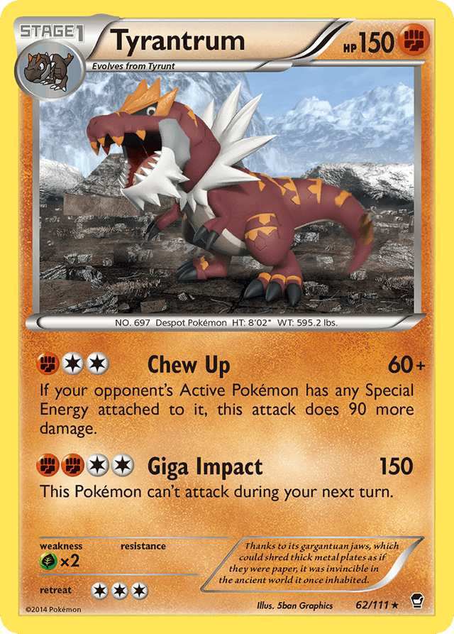 Tyrantrum — Furious Fists #62