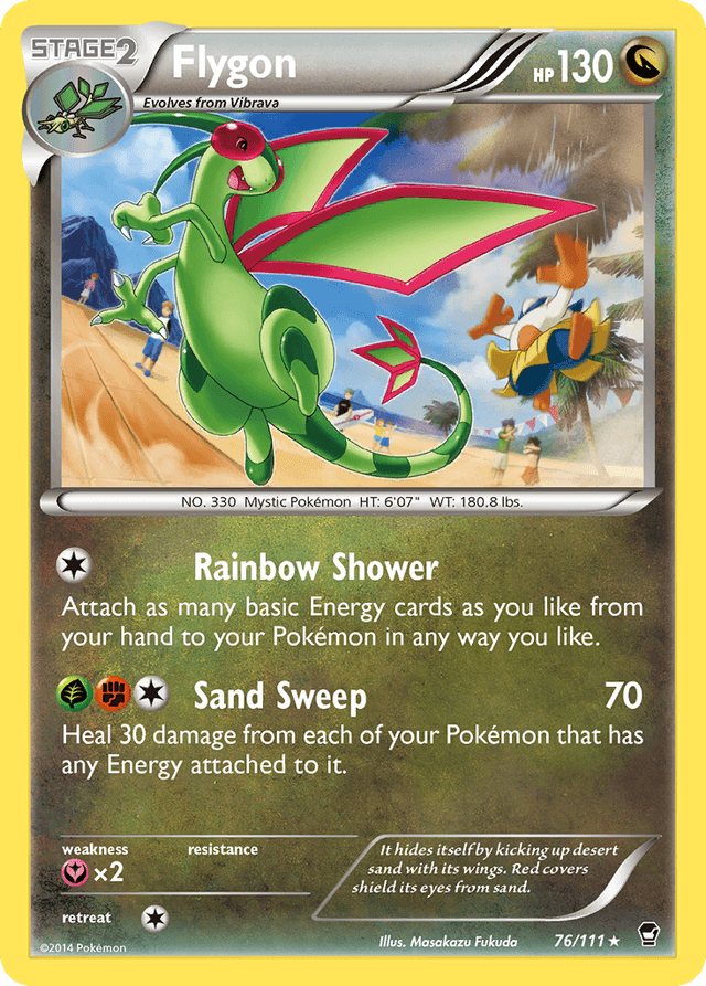 Flygon — Furious Fists #76