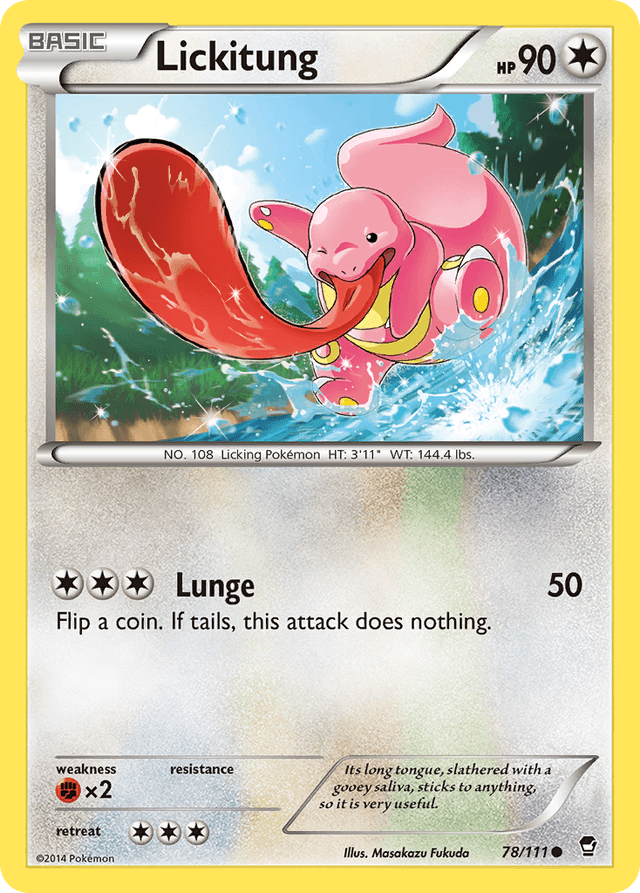 Lickitung — Furious Fists #78