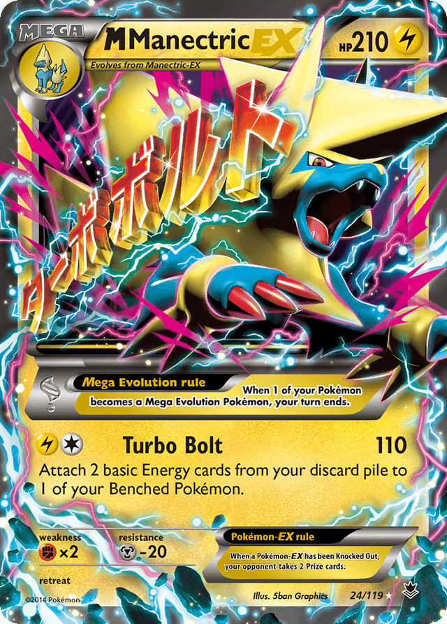 M Manectric-EX — Phantom Forces #24