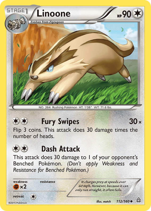 Linoone — Primal Clash #112