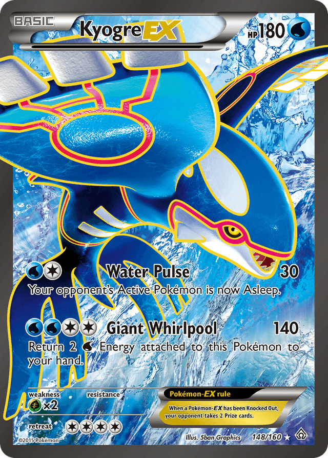 Kyogre-EX — Primal Clash #148