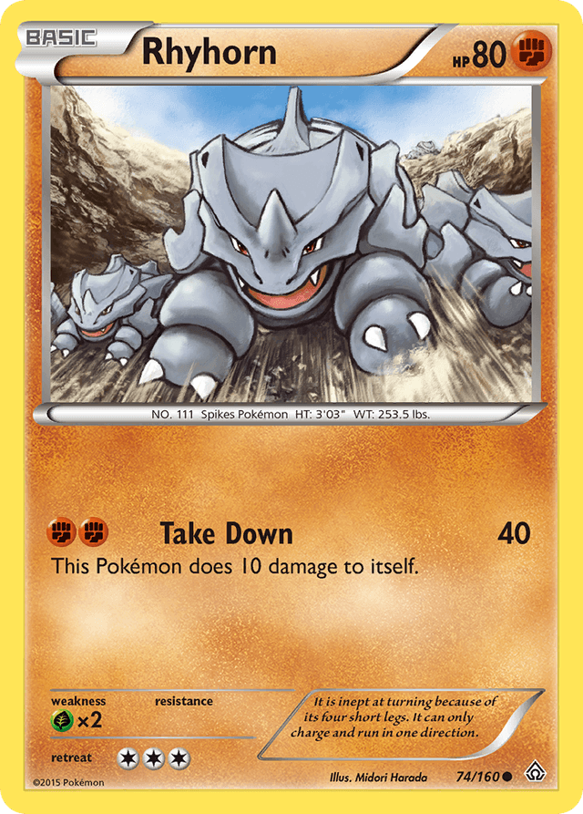 Rhyhorn — Primal Clash #74