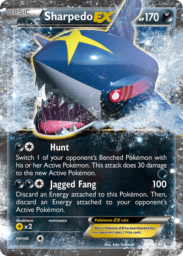 Sharpedo-EX — Primal Clash #91