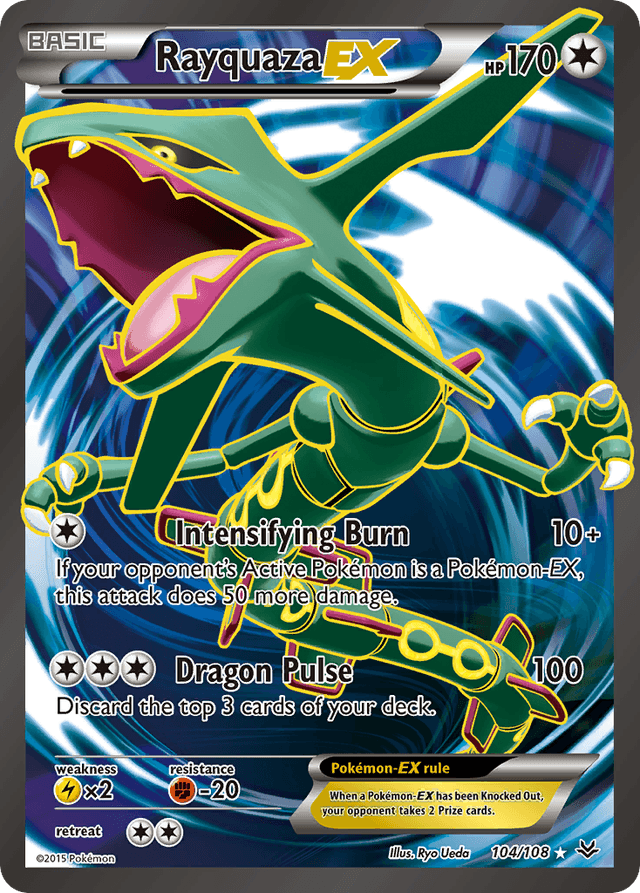 Rayquaza-EX — Roaring Skies #104
