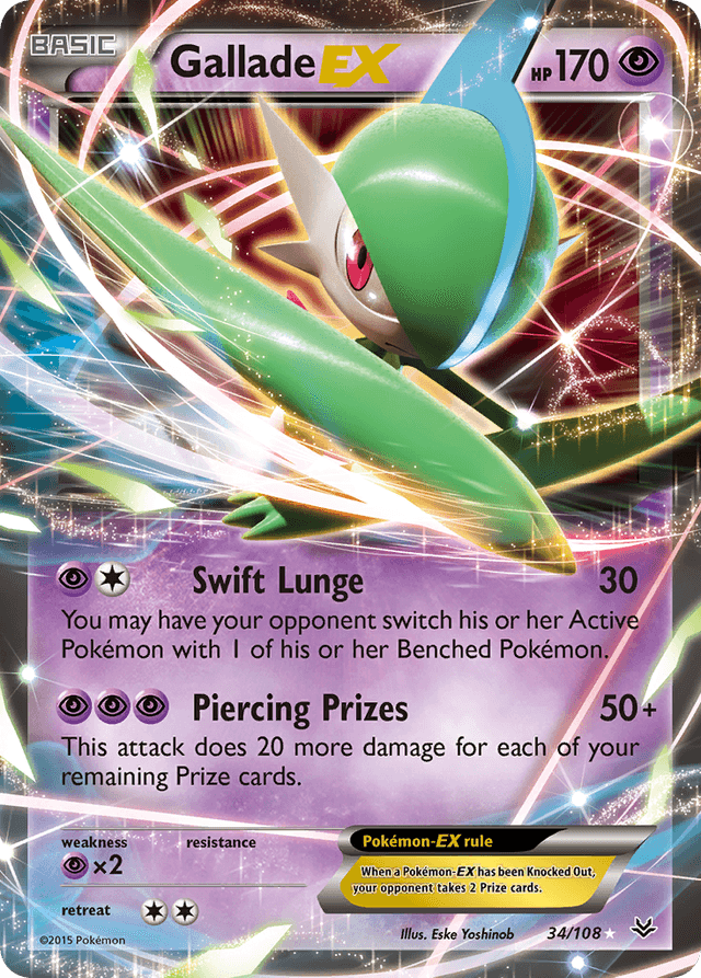 Gallade-EX — Roaring Skies #34