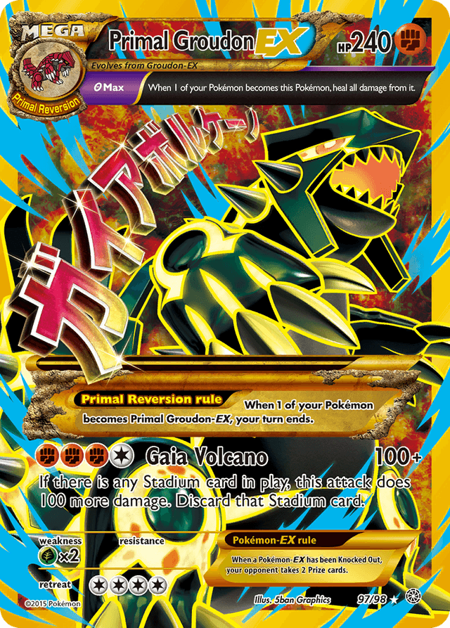 Primal Groudon-EX — Ancient Origins #97