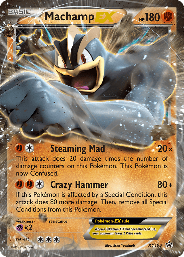 Machamp-EX — XY Black Star Promos #XY108