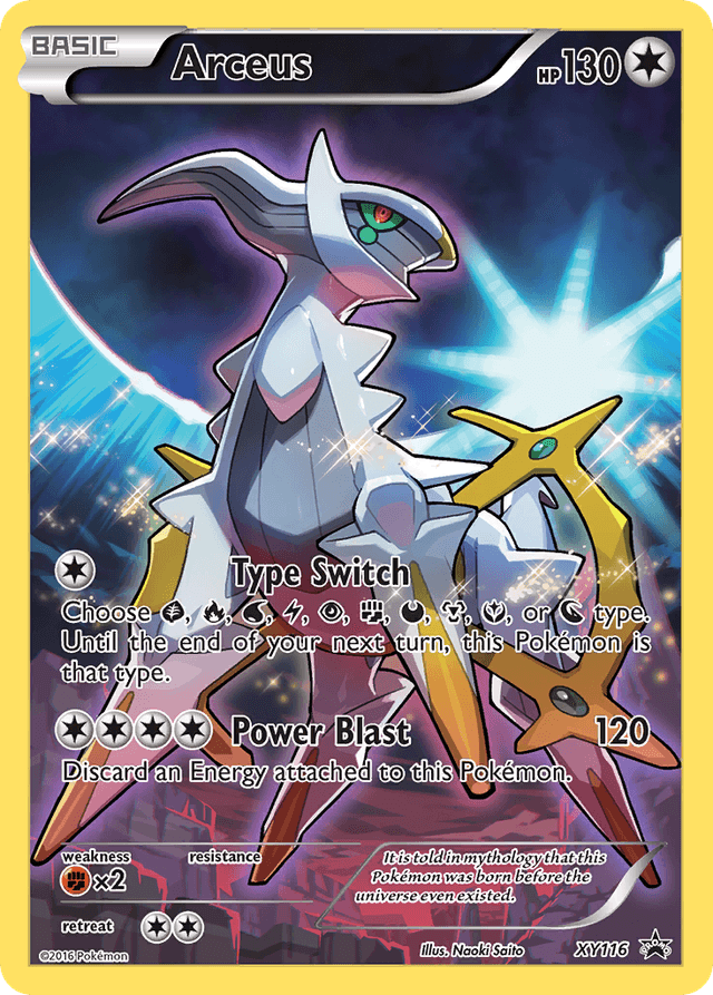 Arceus — XY Black Star Promos #XY116