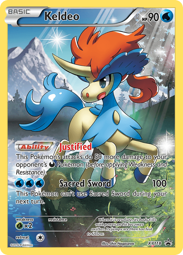 Keldeo — XY Black Star Promos #XY118