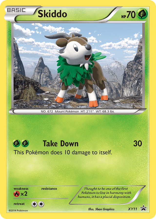Skiddo — XY Black Star Promos #XY11