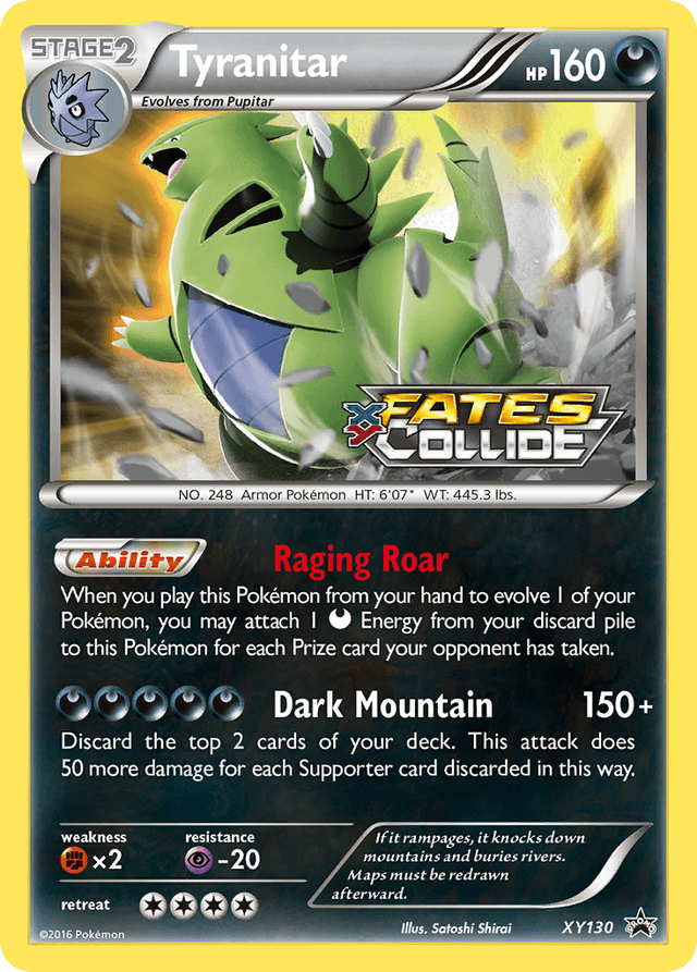 Tyranitar — XY Black Star Promos #XY130