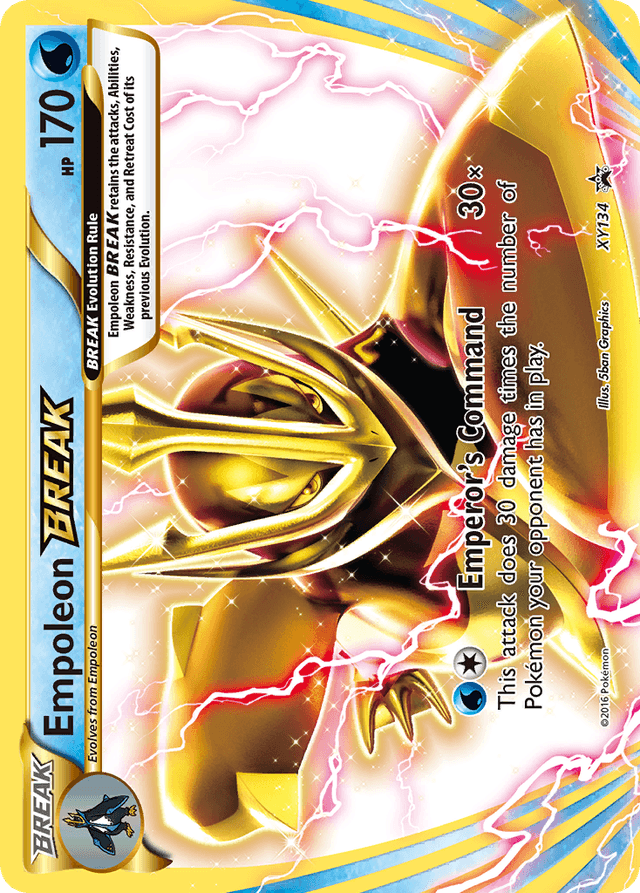 Empoleon BREAK — XY Black Star Promos #XY134