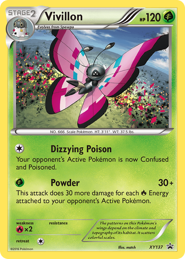 Vivillon — XY Black Star Promos #XY137