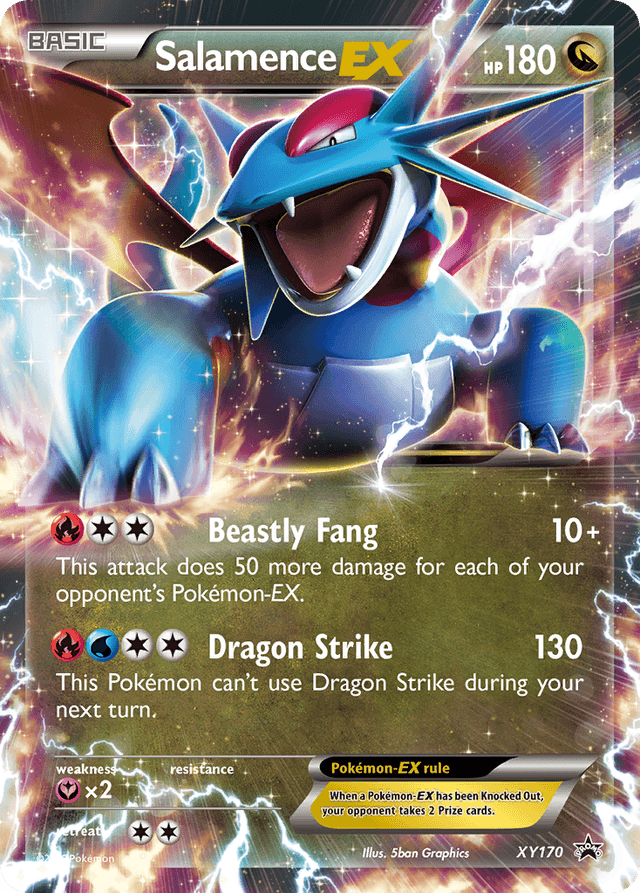 Salamence-EX — XY Black Star Promos #XY170