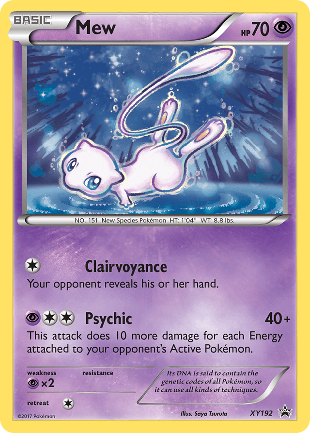 Mew — XY Black Star Promos #XY192