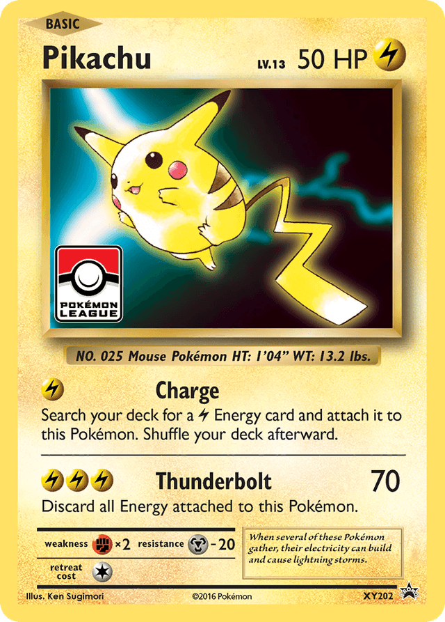 Pikachu — XY Black Star Promos #XY202