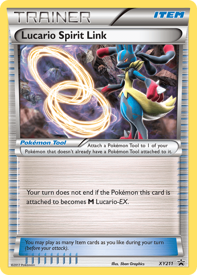 Lucario Spirit Link — XY Black Star Promos #XY211