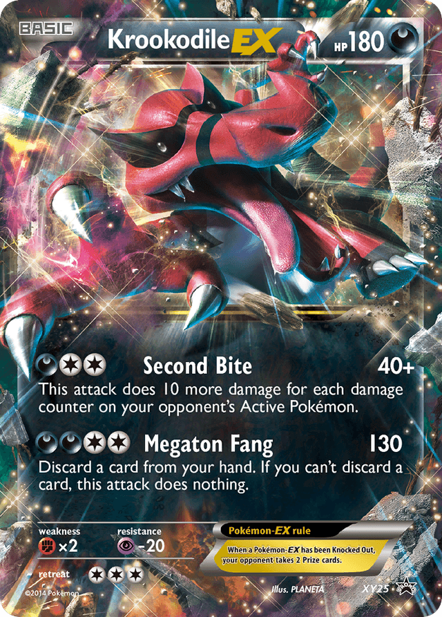 Krookodile-EX — XY Black Star Promos #XY25