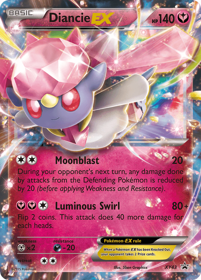 Diancie-EX — XY Black Star Promos #XY43