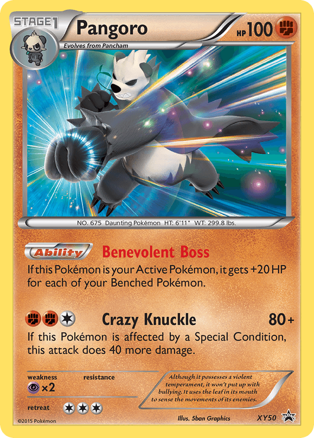 Pangoro — XY Black Star Promos #XY50
