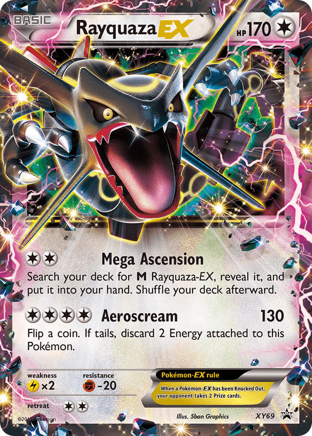 Rayquaza-EX — XY Black Star Promos #XY69