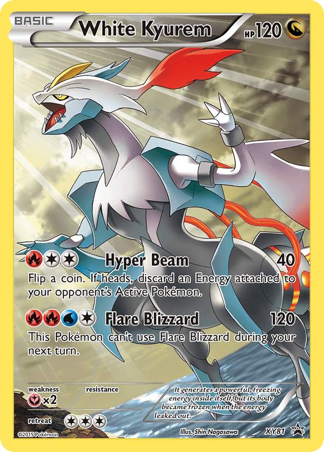 White Kyurem — XY Black Star Promos #XY81