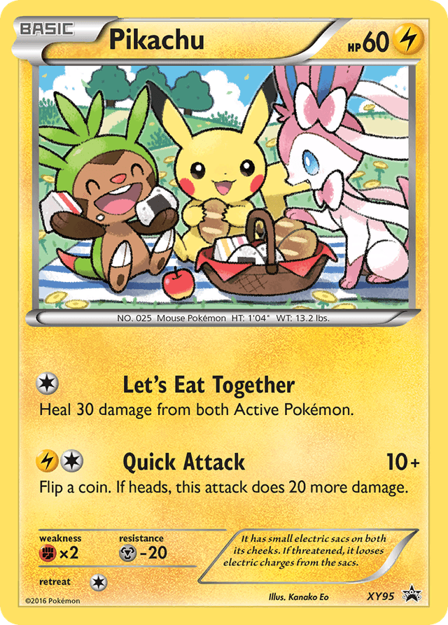 Pikachu — XY Black Star Promos #XY95