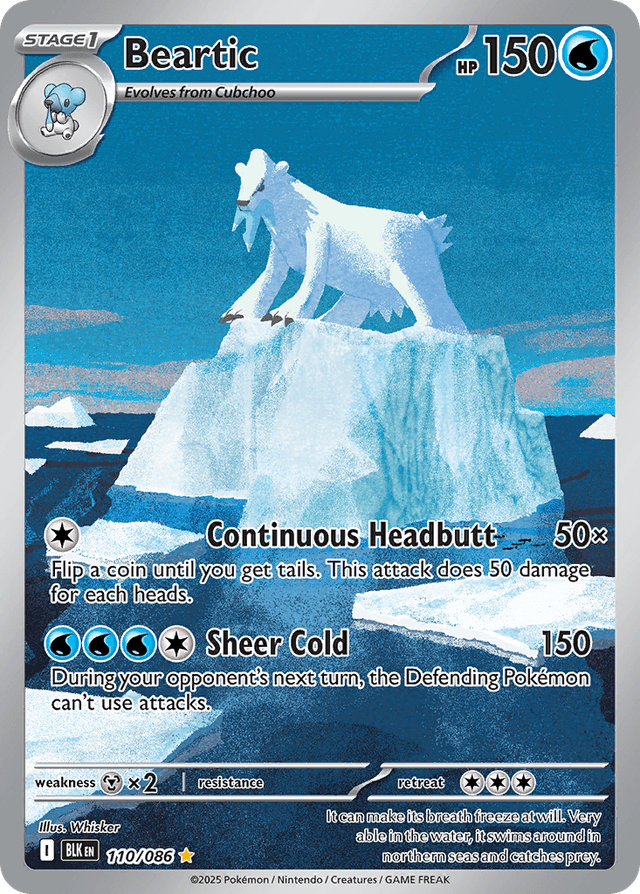 Beartic — Black Bolt #110