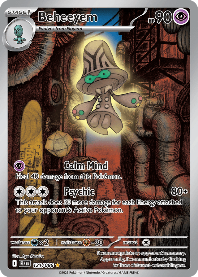 Beheeyem — Black Bolt #121