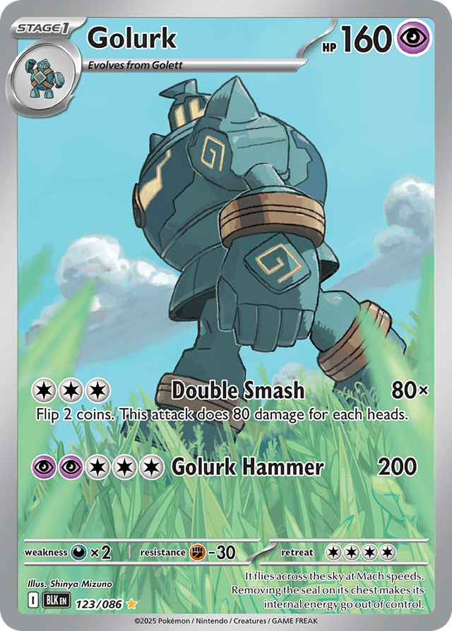 Golurk — Black Bolt #123