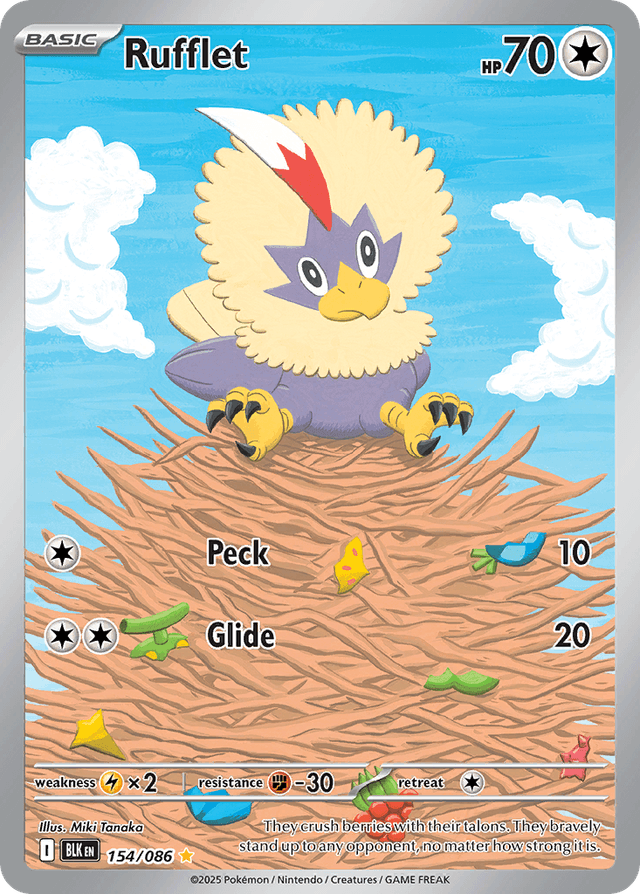 Rufflet — Black Bolt #154