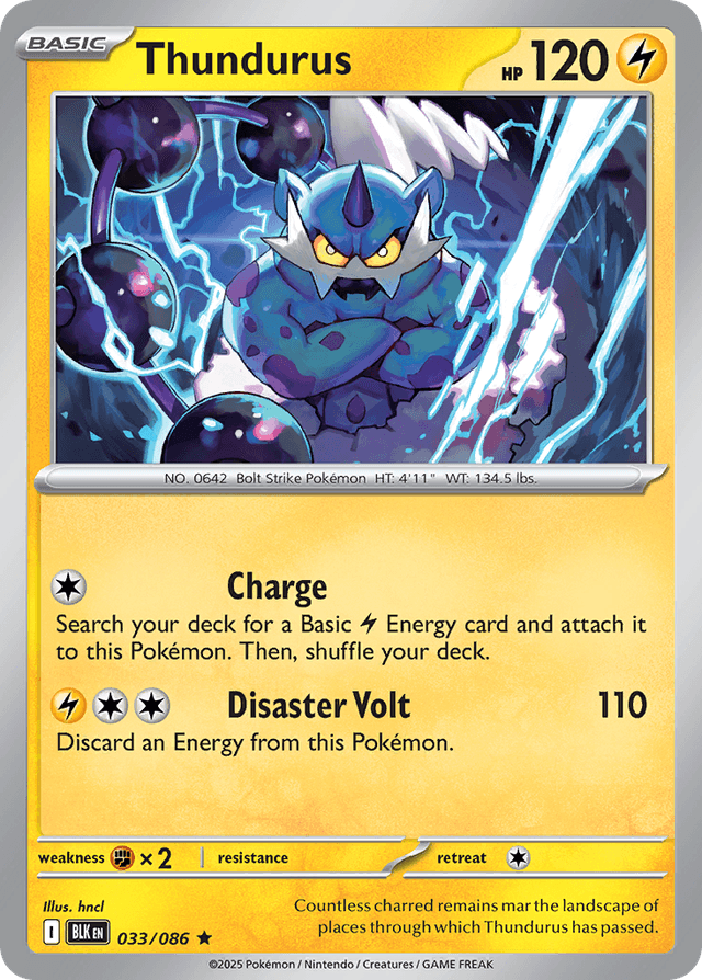 Thundurus — Black Bolt #33